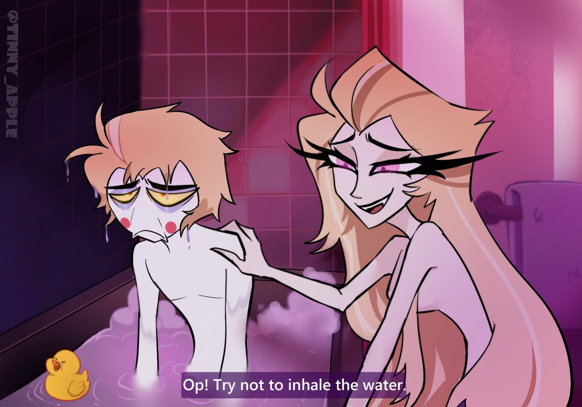 Tinny_apple's tweet image. 😂luci & lily after fallen??
(I'm just imagining it. 🥴)
#Lucilith #HazbinHotel #LuciferMorningstar #LilithMorningstar