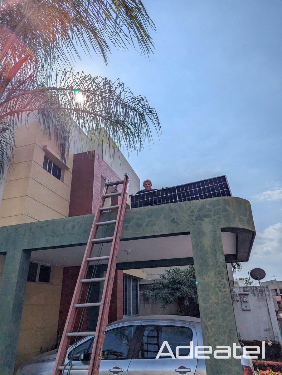 Adeatel's tweet photo. ¿Sabías que instalar un sistema de #energiasolar es una inversión inteligente 💵 y sostenible? 🌱

✔️ 💲Ahorro: Reduce tu gasto eléctrico.
✔️ ☀️Independencia energética: Aprovecha el poder del sol.
✔️🌎 Sostenibilidad: menos huella de carbono.
✔️ 🏡 Agrega valor a tu propiedad. https://t.co/OGLb7ekzCB