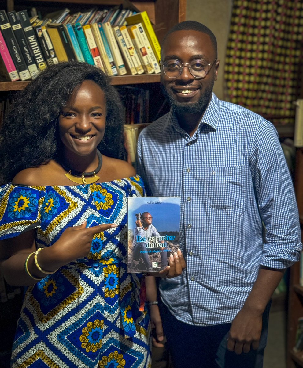 Fidèle Kitsa T. (@fidele_kitsa) on Twitter photo I was delighted to meet and talk with <a href="/ceciledjunga/">Cécile Djunga</a>, Director of <a href="/WallonieBxlKin/">Centre Wallonie-Bruxelles Kinshasa</a>.
We discussed literature and my book #LeReporterDuFeu which recounts the recent volcanic eruption of #Nyiragongo in May 2021.
It was a warm moment, and I really appreciate his support for culture I was delighted to meet and talk with <a href="/ceciledjunga/">Cécile Djunga</a>, Director of <a href="/WallonieBxlKin/">Centre Wallonie-Bruxelles Kinshasa</a>.
We discussed literature and my book #LeReporterDuFeu which recounts the recent volcanic eruption of #Nyiragongo in May 2021.
It was a warm moment, and I really appreciate his support for culture