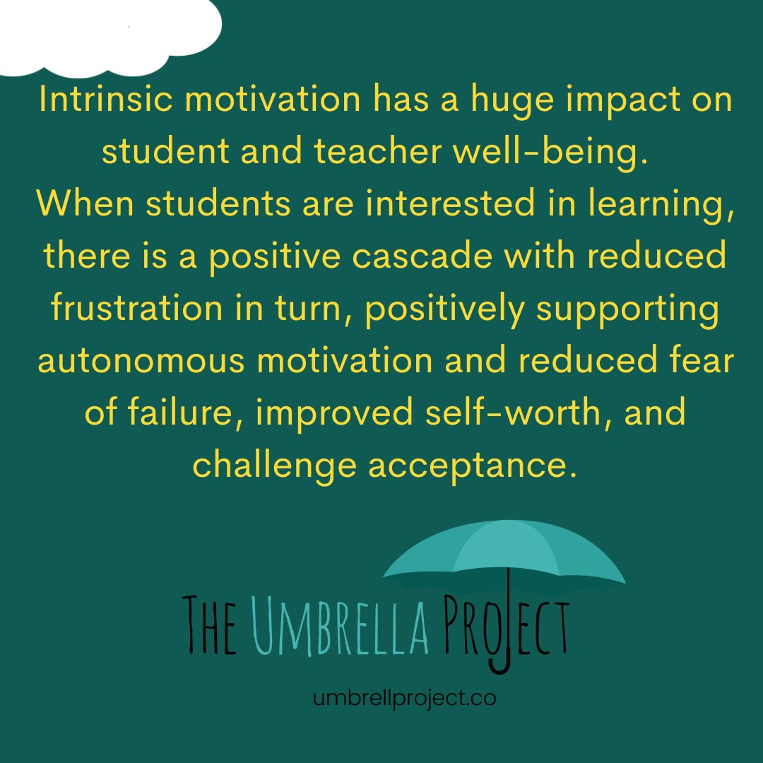 The #umbrellaskill for December is Intrinsic Motivation.