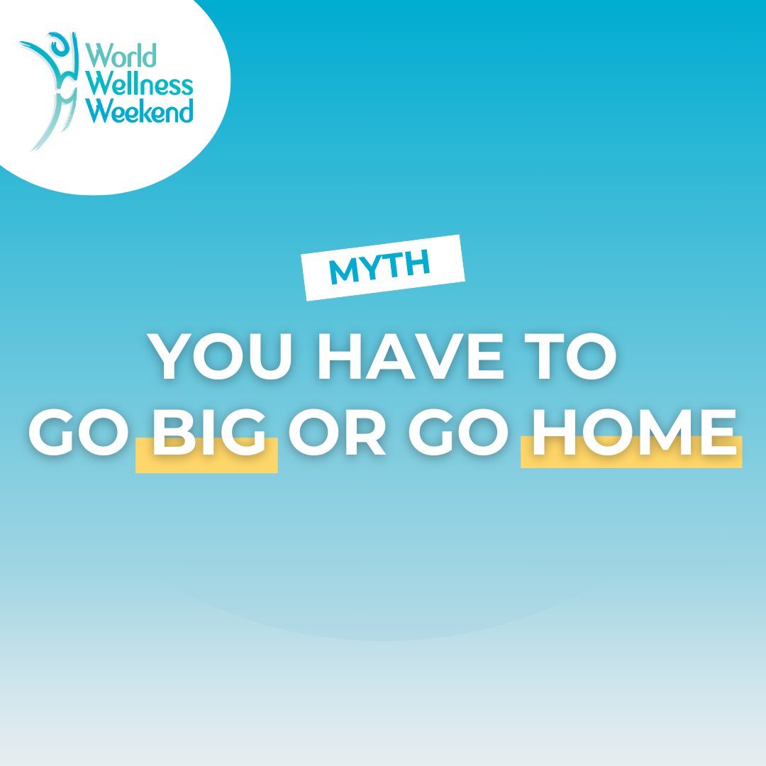 Myth: You Have to Go Big or Go Home. 🏋️‍♀️

Truth: Small, consistent actions lead to lasting change! 🌱

It’s easy to fall into the trap of thinking that you need to make dramatic changes to see results. But here’s the truth: wellness is a journey, and every small step counts!