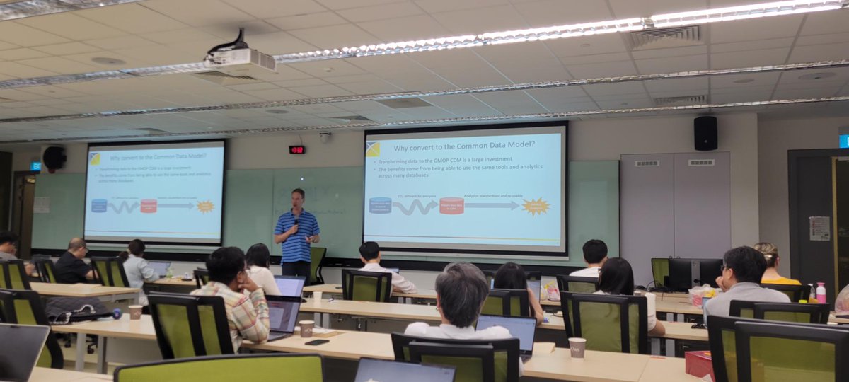 #APAC2024 is officially underway! The Day 1 tutorial took place earlier, and now we can look forward to a fantastic main conference at the Marina Bay Sands in Singapore. The agenda is on the event page (ohdsi.org/apac2024) and tutorial slides will be posted! #JoinTheJourney