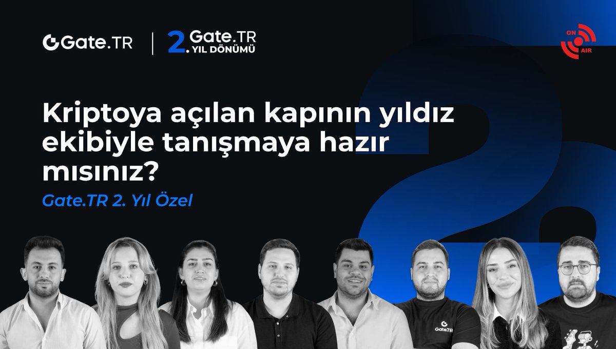 📣 Kriptoya açılan kapının yıldız ekibiyle tanışmaya hazır mısınız? 💫🎥 
 
Gate.TR ailesinin 2 yılda ne kadar yol katettiğini, işin mutfağını ve ekip olmanın keyfini paylaştığı 2. yıl özel röportajını kaçırmayın! 🧑‍💻💙

🫴🏻 youtube.com/watch?v=S2UH-t…

#GateTR2Yaşında