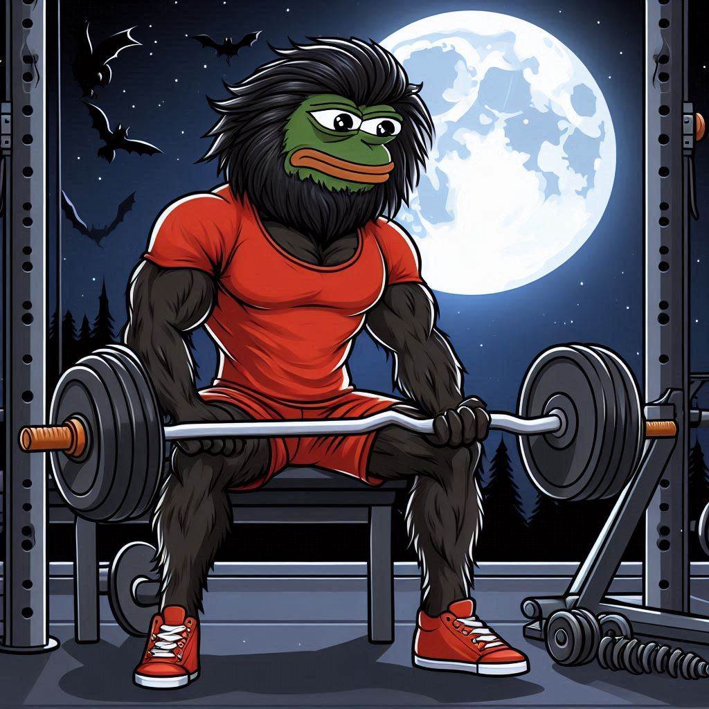 PepeWolfToken's tweet photo. @BTC4theWYN @elonmusk 100% buddy! PEPE WOLF is a creature of the darkest hours https://t.co/AOZpquQhgq