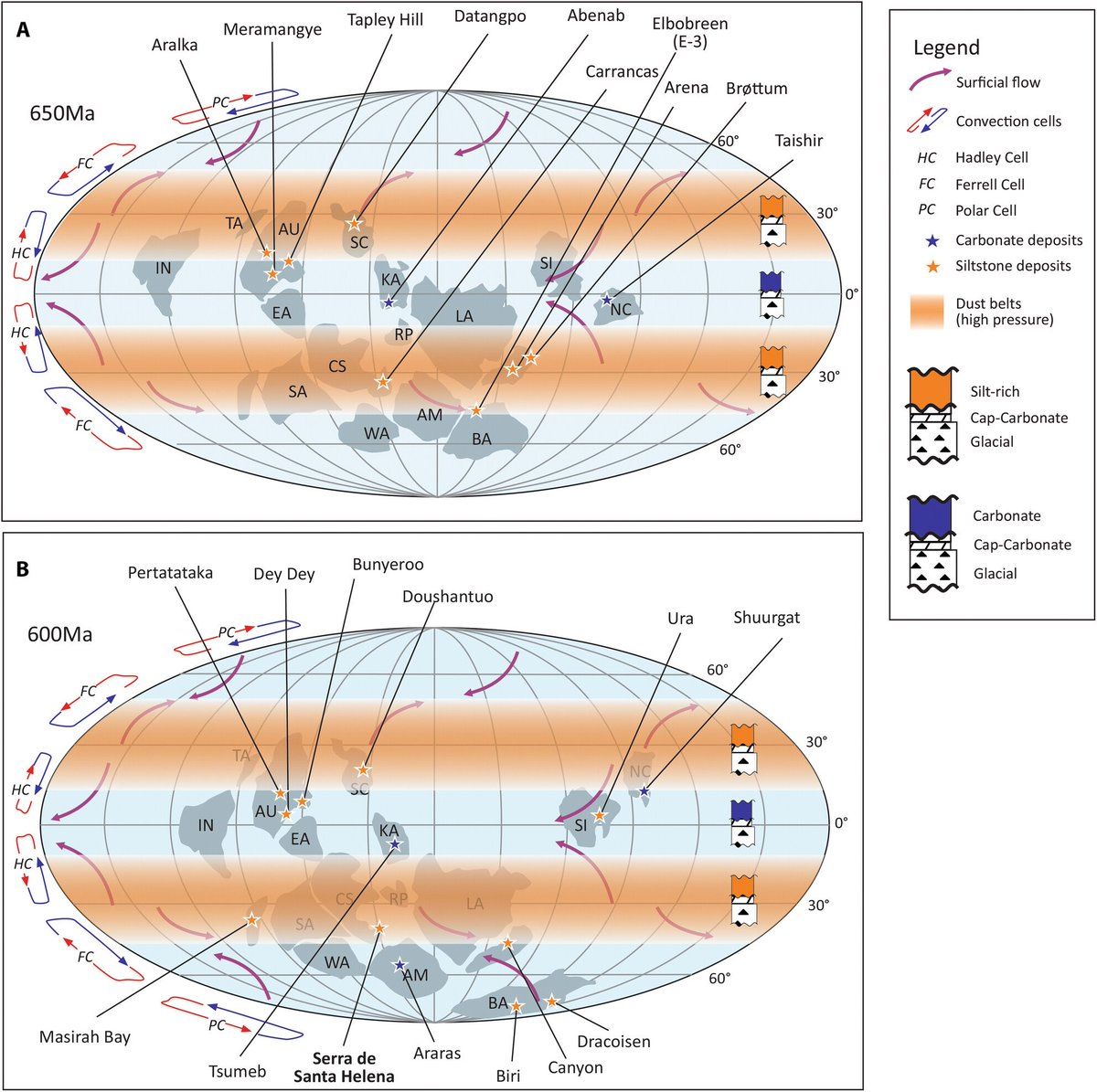 New in TDR
Interglacial dust, ocean fertilisation and Neoproterozoic earth oxygenation
Leandro G. DaSilva, Peir K. Pufahl, Noel P. James
onlinelibrary.wiley.com/doi/full/10.10…