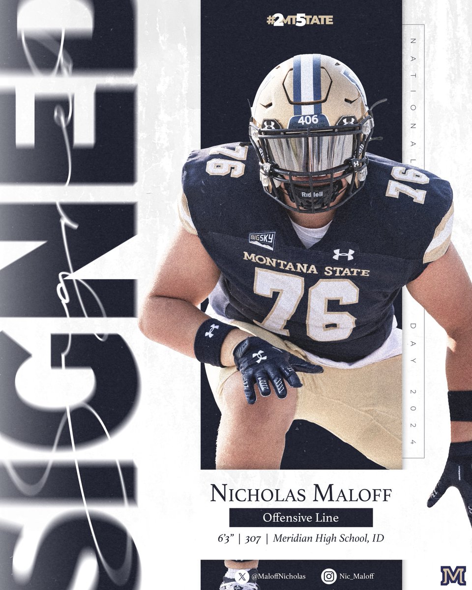 Montana State Football tweet media