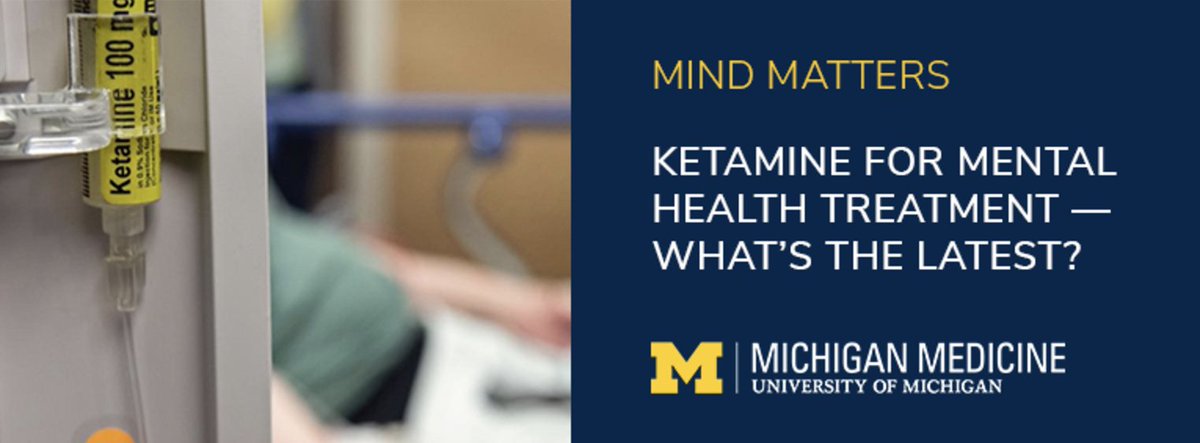 The CAN-BIND Program (@canbind) on Twitter photo Can #ketamine revolutionize #depressiontreatment? π§ Join <a href="/umichmedicine/">Michigan Medicine</a> psychiatry experts this Thursday Dec. 5 at 7 PM EST to learn about its rapid relief, therapy options, and telehealth risks during a special #MindMatters webinar!
πRegistration Link: medicine.umich.edu/dept/psychiatrβ¦ Can #ketamine revolutionize #depressiontreatment? π§ Join <a href="/umichmedicine/">Michigan Medicine</a> psychiatry experts this Thursday Dec. 5 at 7 PM EST to learn about its rapid relief, therapy options, and telehealth risks during a special #MindMatters webinar!
πRegistration Link: medicine.umich.edu/dept/psychiatrβ¦