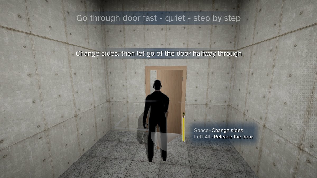 InterleavedSys's tweet image. Updated the demo (to v10) by adding a new (3rd) tutorial teaching how to go through doors quickly and quietly. #gamedev

Demo on Steam: store.steampowered.com/app/2844660/co…
Demo on itch​.io: interleaved-systems.itch.io/corpoghost-demo