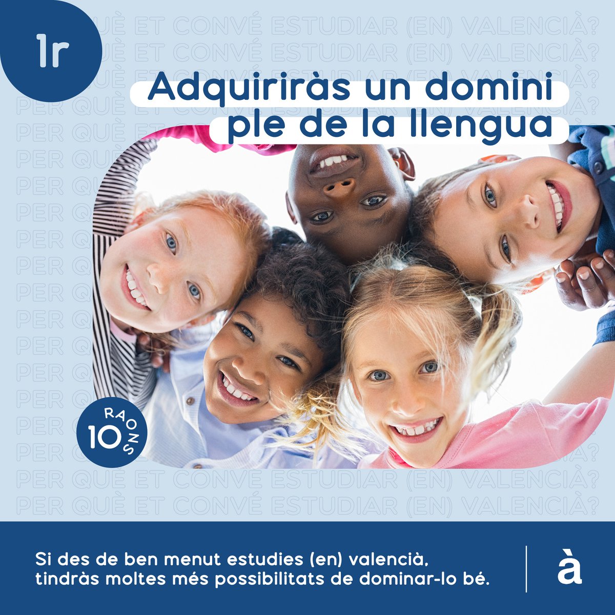 ValenciaalaDipu's tweet photo. En el Dia dels Drets Lingüístics, 4 de desembre, recordem el decàleg #10RAONS per les quals et convé estudiar (en) valencià. https://t.co/ryeWqkwHrN