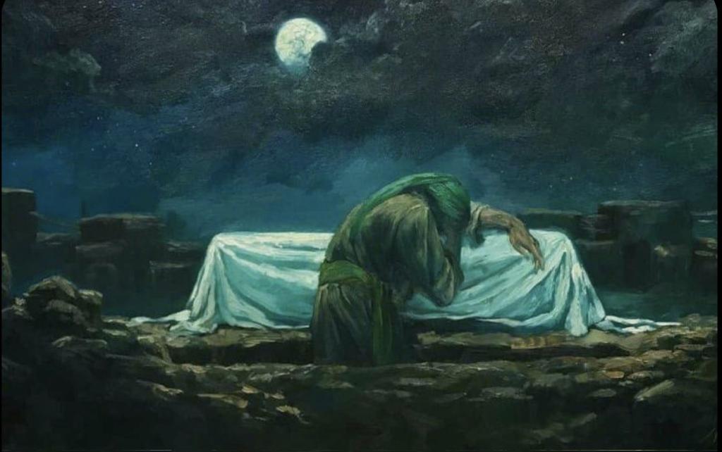 لا خَيرَ بَعدَكِ فِي الحَيَاةِ وَإِنَّما
أَبكِي مَخافَةَ أَنْ تَطُولَ حَيَاتِي