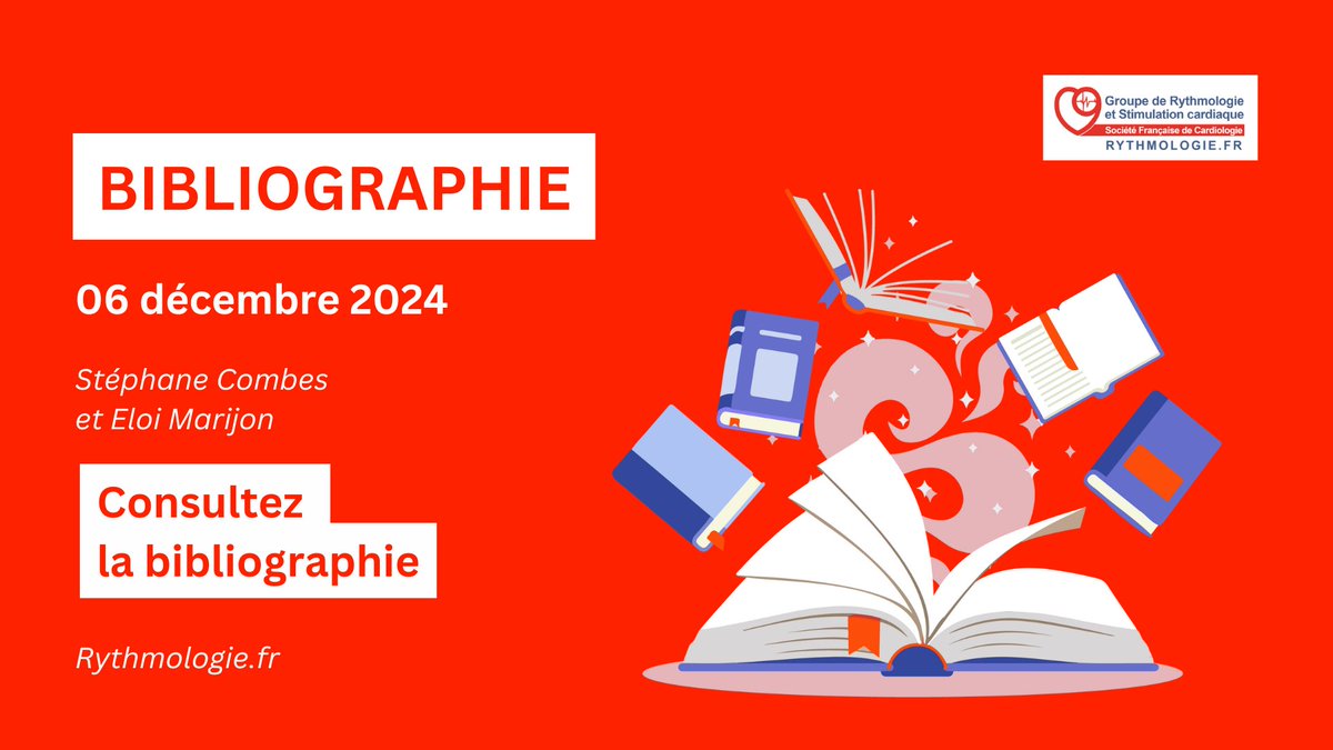 📚✨ La nouvelle bibliographie de la semaine est là ! Plongez dans les références à ne pas manquer.

👉 rythmologie.fr/index/bibliogr…

#rythmoSFC #Bibliographie