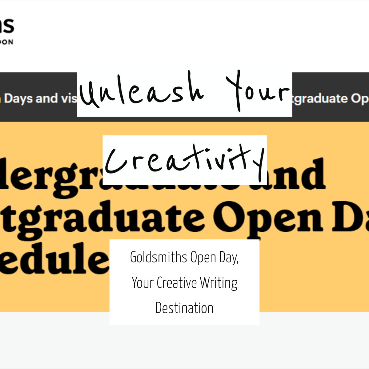 Details here: 
gold.ac.uk/open-days/unde…