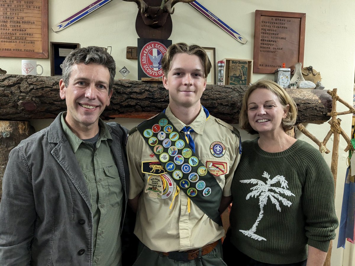 Fletcher's an Eagle Scout! 🦅👏