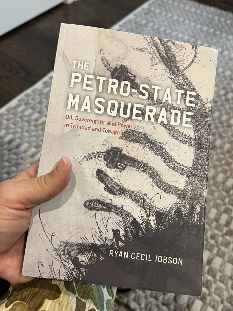 Ryan Cecil Jobson (@ryanceciljobson) on Twitter photo Happy publication day to this book! After working on this project for a decade plus, I’m grateful for the opportunity to share this work with the world (and with it the wisdom of working people in Trinidad and Tobago).
⛽️👑🎭🇹🇹
<a href="/UChicagoPress/">UChicagoPress</a>
press.uchicago.edu/ucp/books/book… Happy publication day to this book! After working on this project for a decade plus, I’m grateful for the opportunity to share this work with the world (and with it the wisdom of working people in Trinidad and Tobago).
⛽️👑🎭🇹🇹
<a href="/UChicagoPress/">UChicagoPress</a>
press.uchicago.edu/ucp/books/book…