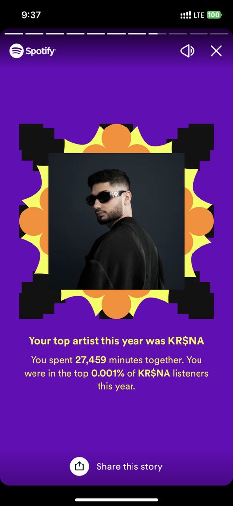 arnavxfr's tweet photo. It’s awaam till the end!

#SpotifyWrapped https://t.co/qeDYkyJKKL
