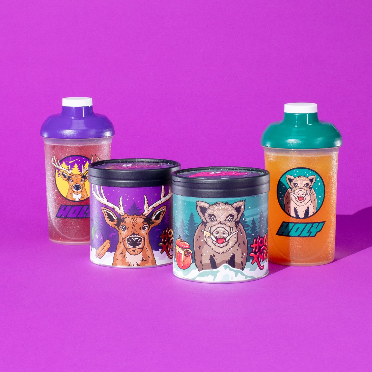 DIE HOLY XMAS-SORTEN SIND ZURÜCK! 🎄

Squad, es wird mal wieder wild: Am Freitag um 16 Uhr bringen wir zwei legendäre HOLY Energy®-Sorten zurück!

🐗 Baked Apple Boar: Sauleckerer Energy-Kick mit geilem Bratapfel!
🦌 Xmas: Wilder Energy-Boost mit süßer Pflaume &amp; warmer Zimtnote!