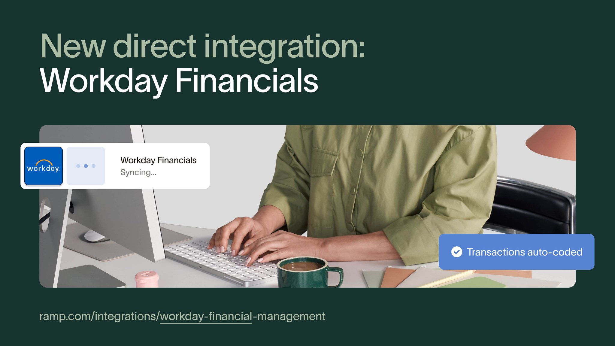 Ramp on X: &ldquo;NEW INTEGRATION: @Workday users can now connect to 