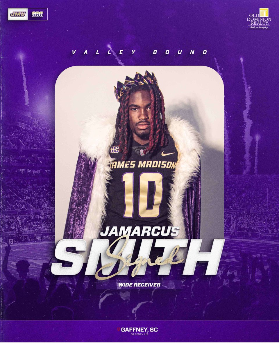 JMU Football (@jmufootball) on Twitter photo ๐๐๐๐๐๐ โ๏ธ
Welcome to the Valley, <a href="/jSmith_015/">Jamarcus"JrโSmith โช</a>โ
#GoDukes ๐๐๐๐๐๐ โ๏ธ
Welcome to the Valley, <a href="/jSmith_015/">Jamarcus"JrโSmith โช</a>โ
#GoDukes