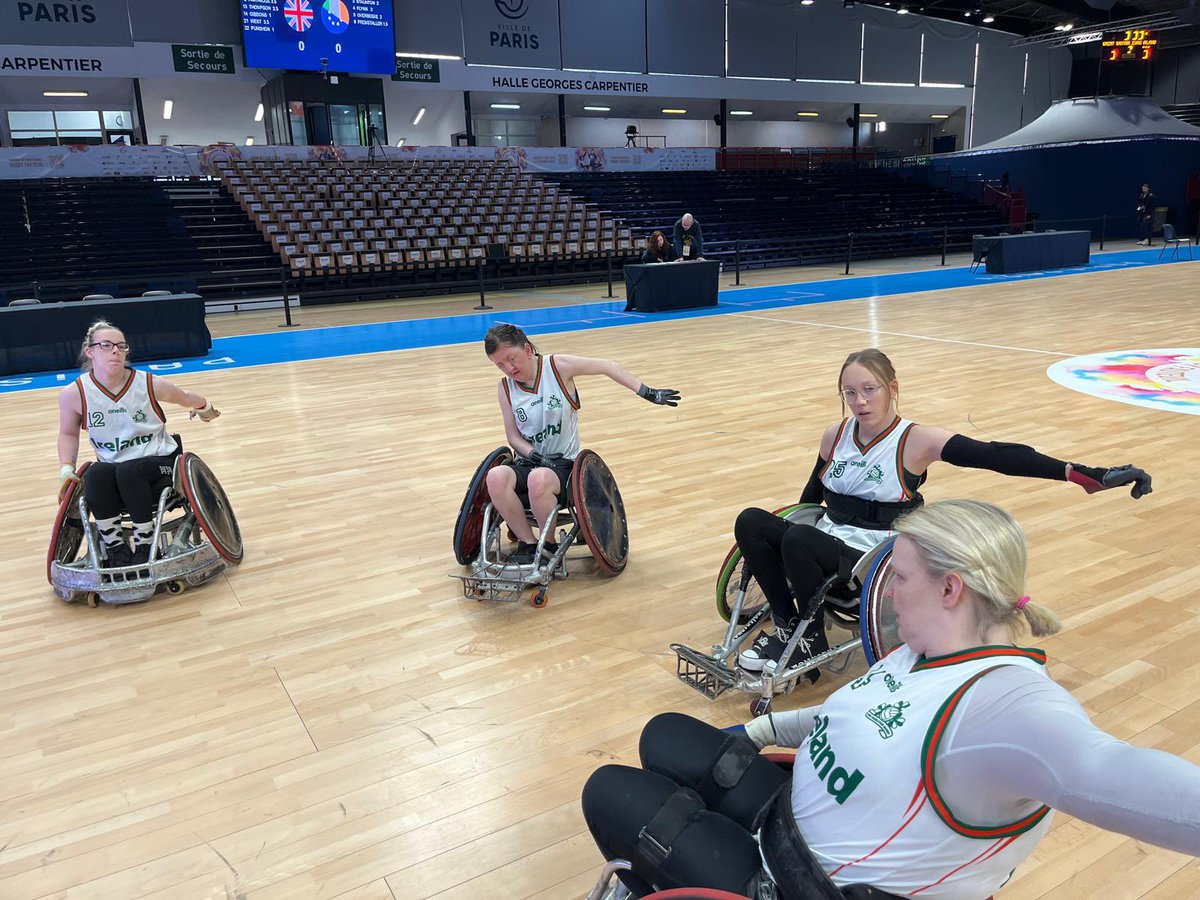 WheelsInGreen's tweet photo. The Women’s Cup is about to get underway as we take on Great Britain now!
Watch live and support the female #WheelsInGreen! 🇮🇪
https://t.co/SoSQAppW4N https://t.co/toXDJIGBJ2
