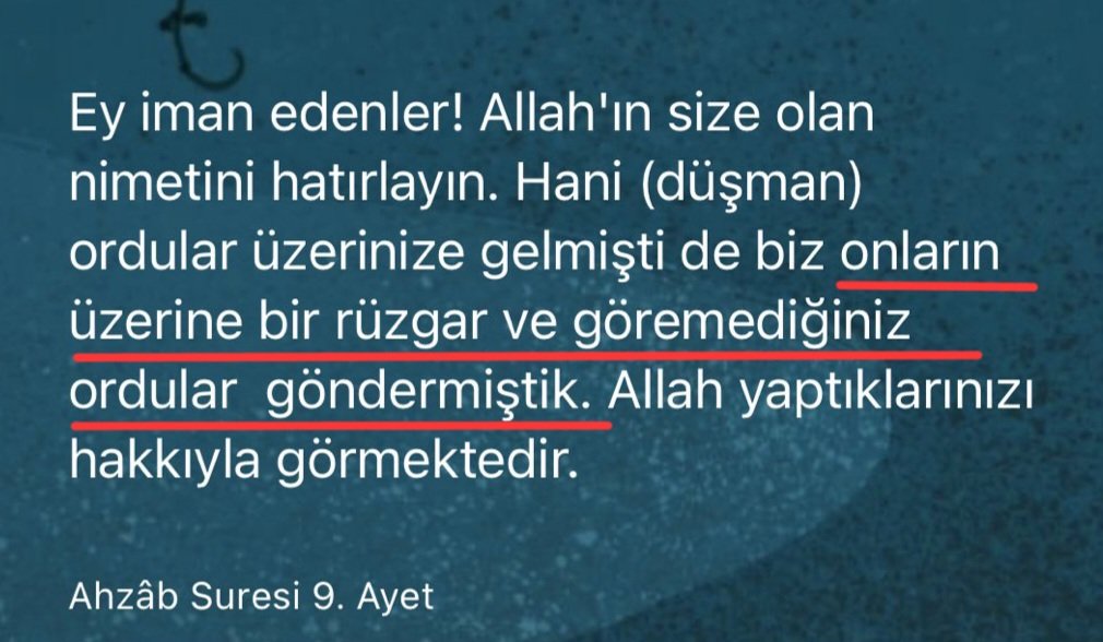 SynergyKendiyas's tweet photo. Manevi orduların varlığı ve Rabbimizin izin verdiği ölçüde fizik aleme etkisi ayetle sabittir.

Biz yeter ki kul olarak gayret edelim. https://t.co/Feaqyacw0R