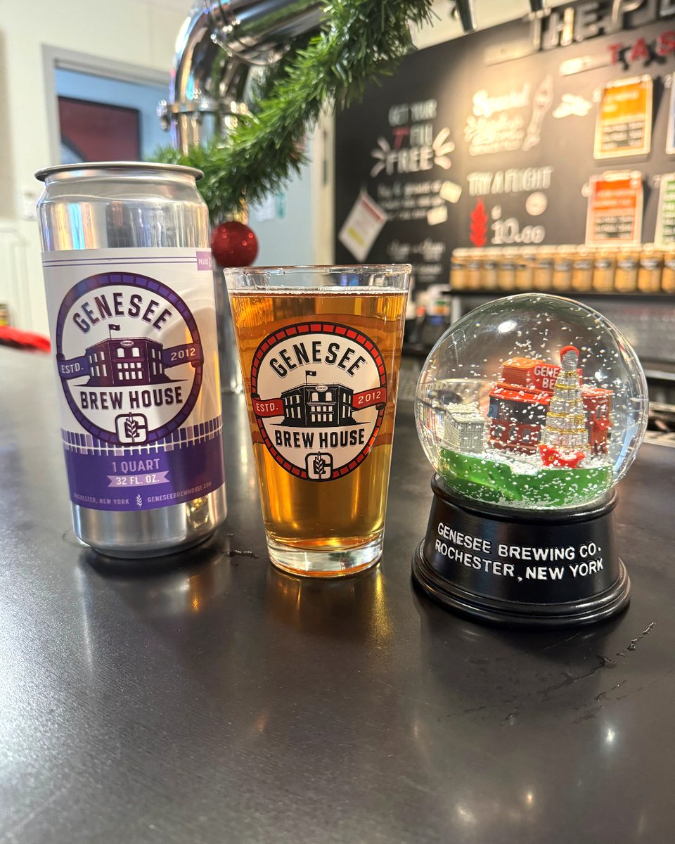 🎄🍻 Cheers to Pint Night &amp; Holiday Vibes! 🍻🎄

Join us this week for Pint Night—your favorite midweek tradition! Starting at 4pm order a pint of Brew House Grape Pilsner and receive a free pint glass!