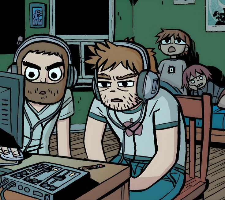 Love doing scott pilgrim redraws. #misscircle #missbloomie #missgrace #FPE  #missemily #fundamentalpapereducationAU #fundamentalpapereducation ( #ciroomie ?)