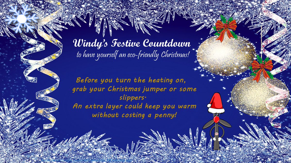 EAC Climate & Sustainable Learning (@eacdigi_lfs) on Twitter photo Did you get Windy's festive Countdown question correct?🎄❤️
Here's Windy's advice for December 19th!!🎄☃️❄️
<a href="/EastAyrshire/">East Ayrshire</a> <a href="/VibrantEAC/">Vibrant Communities</a> <a href="/EALeisure/">EastAyrshireLeisure</a>
<a href="/EacEducation/">EAC Education</a> <a href="/HomeEnergyScot/">Home Energy Scotland</a>
#belikewindy #PowerDown Did you get Windy's festive Countdown question correct?🎄❤️
Here's Windy's advice for December 19th!!🎄☃️❄️
<a href="/EastAyrshire/">East Ayrshire</a> <a href="/VibrantEAC/">Vibrant Communities</a> <a href="/EALeisure/">EastAyrshireLeisure</a>
<a href="/EacEducation/">EAC Education</a> <a href="/HomeEnergyScot/">Home Energy Scotland</a>
#belikewindy #PowerDown