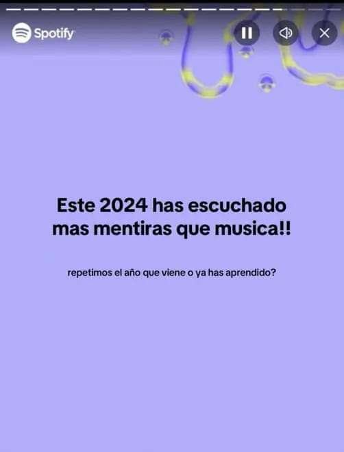 genial ya salió mi Spotify wrapped