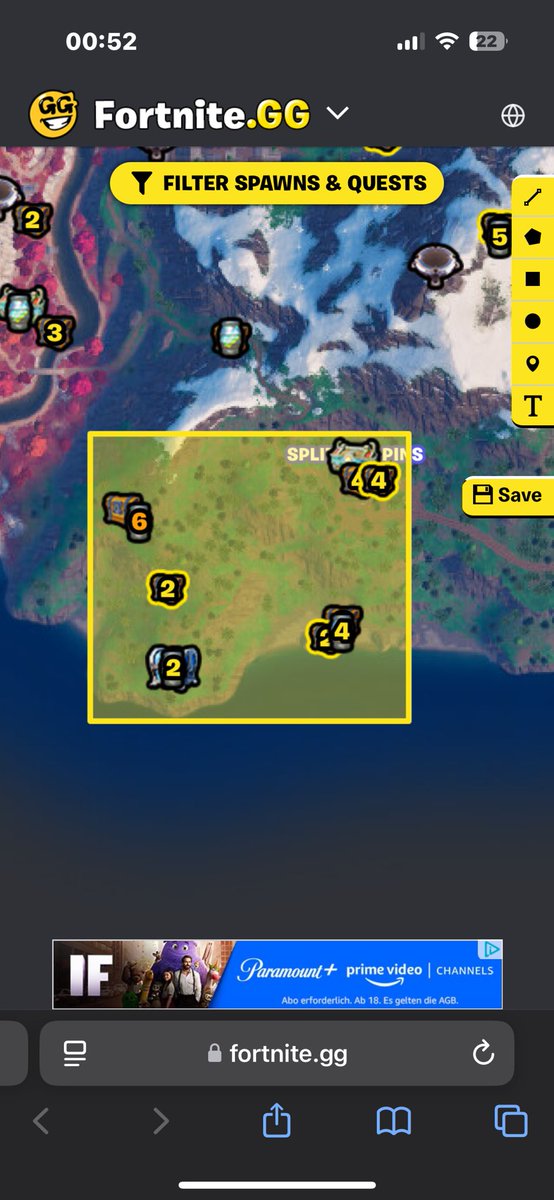 Anyone have free drop map for this? Top right