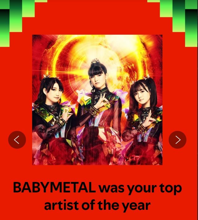 GeneraLee_1's tweet image. Damn right 😌🤘 #TimeWave #BABYMETAL #SpotifyWrapped