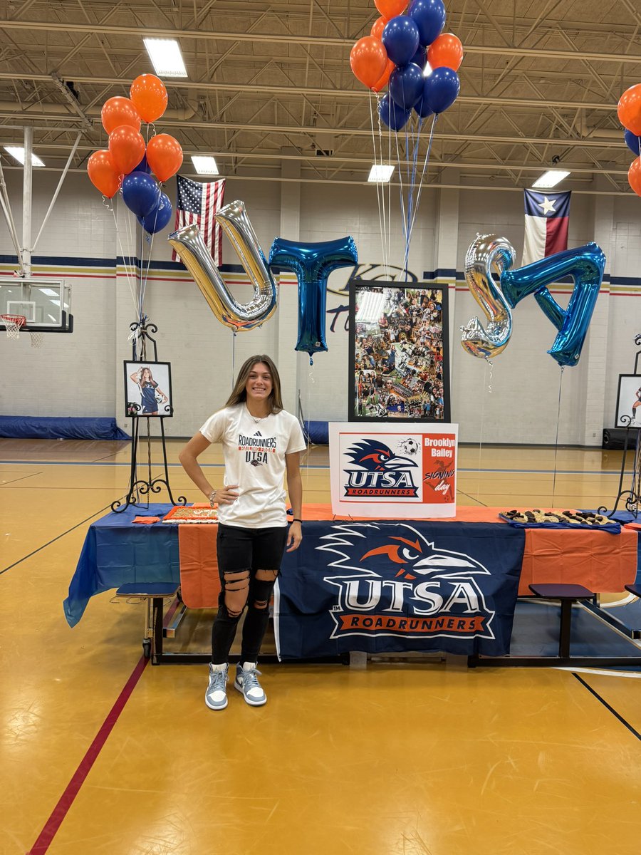 Congratulations to our very own Brooklyn Bailey for signing with <a href="/UTSAWSOC/">UTSA Soccer</a> ! We are so proud of you and can’t wait to cheer you on at the next level. 🤍#soccer #family  #collegesoccer