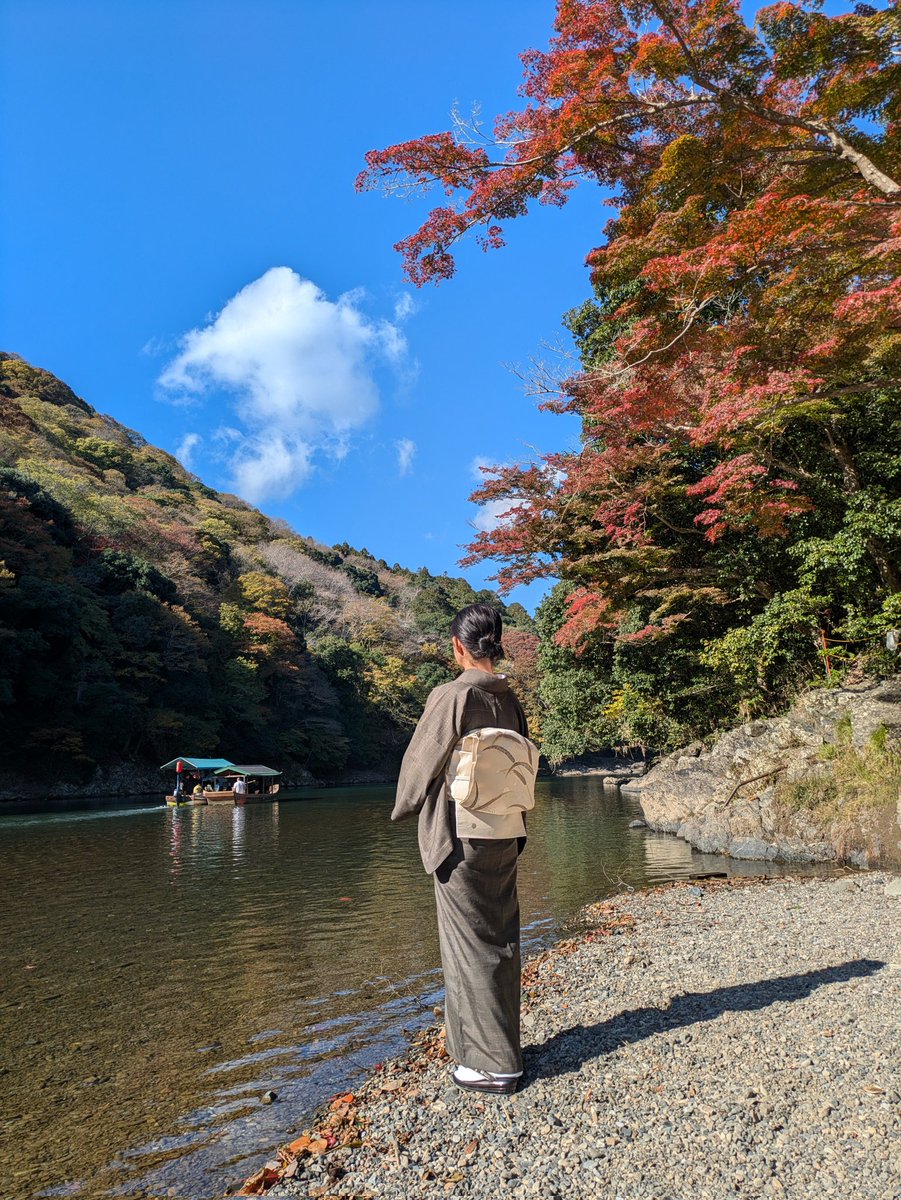 caramelnonchan's tweet photo. 嵐山の紅葉を愛でに
じゃなくて喧騒を確かめに
噂通り観光客えげつなかった
ここはもう侘び寂びを感じるところじ��ない
早々に退散
2024.11.21
#Nonの秋旅
#嵐山 https://t.co/jB7lNBsl5b