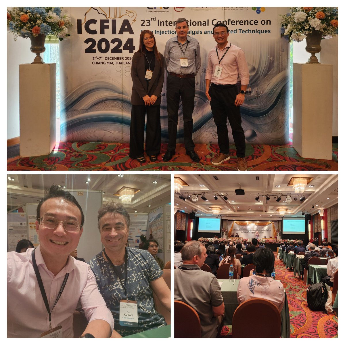 Duc Mai (@maithanhduc) on Twitter photo Second destination Chiang Mai, for an invited lecture at ICFIA 2024 to present our work on microfluidic CE for NPs with @ClaireSmadja <a href="/MyriamTaverna/">myriam TAVERNA</a> at #teamPNAS. Meet colleagues and many big names in analytical instrumentation :) Second destination Chiang Mai, for an invited lecture at ICFIA 2024 to present our work on microfluidic CE for NPs with @ClaireSmadja <a href="/MyriamTaverna/">myriam TAVERNA</a> at #teamPNAS. Meet colleagues and many big names in analytical instrumentation :)