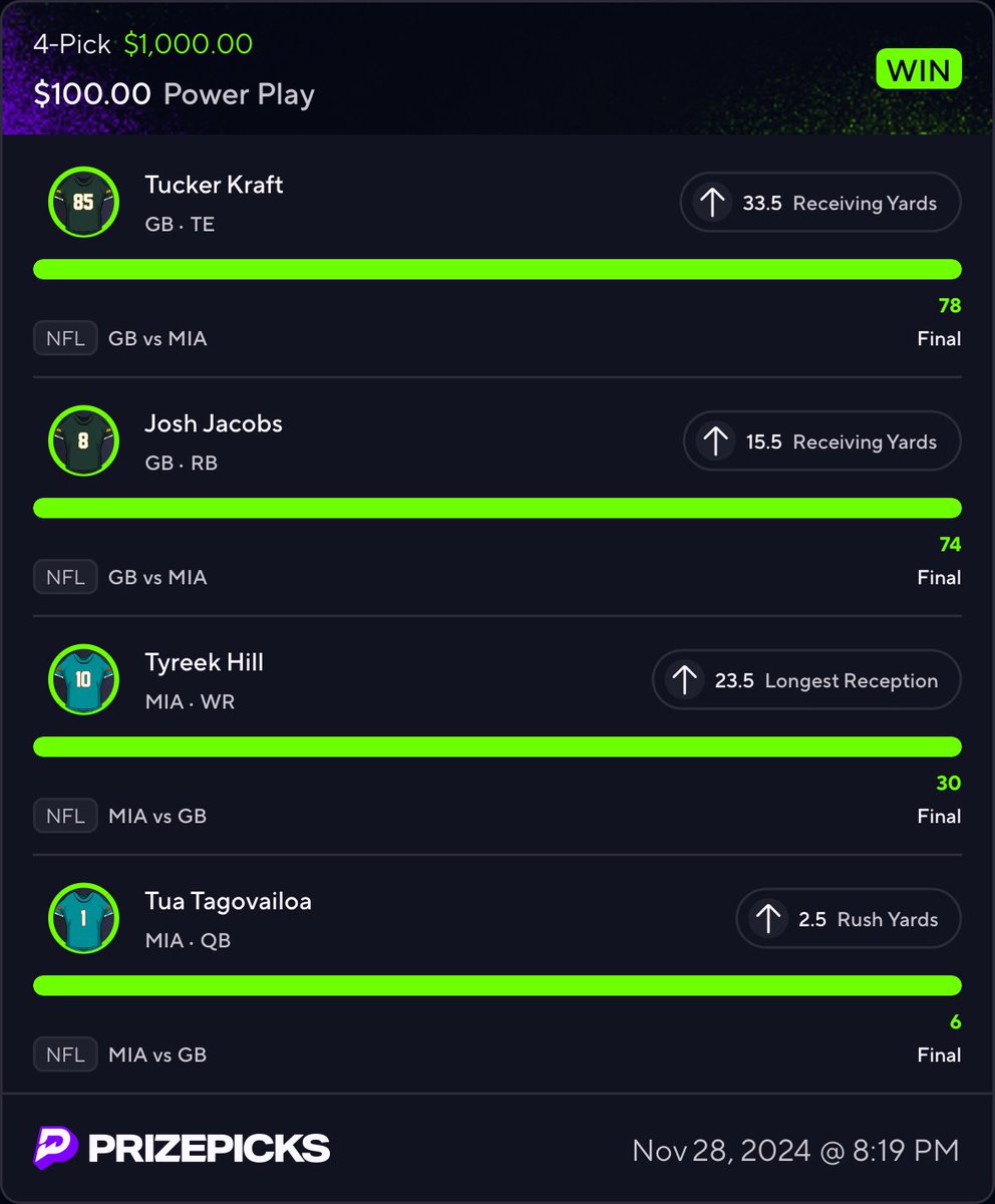 CarryParlays's tweet image. $100 to Someone who LIKES/RT/FOLLOWS ☢️🚀⚡️

BEEN ONA HEATER 💥🤝🔥

DUBCLUB CASHED 90% OF THE SLIPS IN THE PAST 3 DAYS ✅🏦

#Betr #Prizepicks #Xgambling