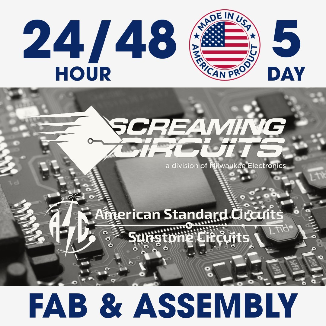 pcbassembly's tweet image. With our partner ASC Sunstone, we can take your quick-turn project from start to finish! Find out how here: hubs.li/Q02-dMpp0 Our fast turn-key solutions are designed to streamline your projects. Click the link, let’s innovate together!  #pcbassembly #pcbfabrication