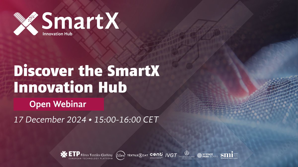 📢 Join us for the SmartX Innovation Hub open webinar on 17 December, at 15:00-16:00 CET.

Together with our co-hosts, you will discover:
✨Review 2024 activities
✨Preview 2025 plans
✨Hear insights from members

Register now ⬇
events.teams.microsoft.com/event/bc066d4c…