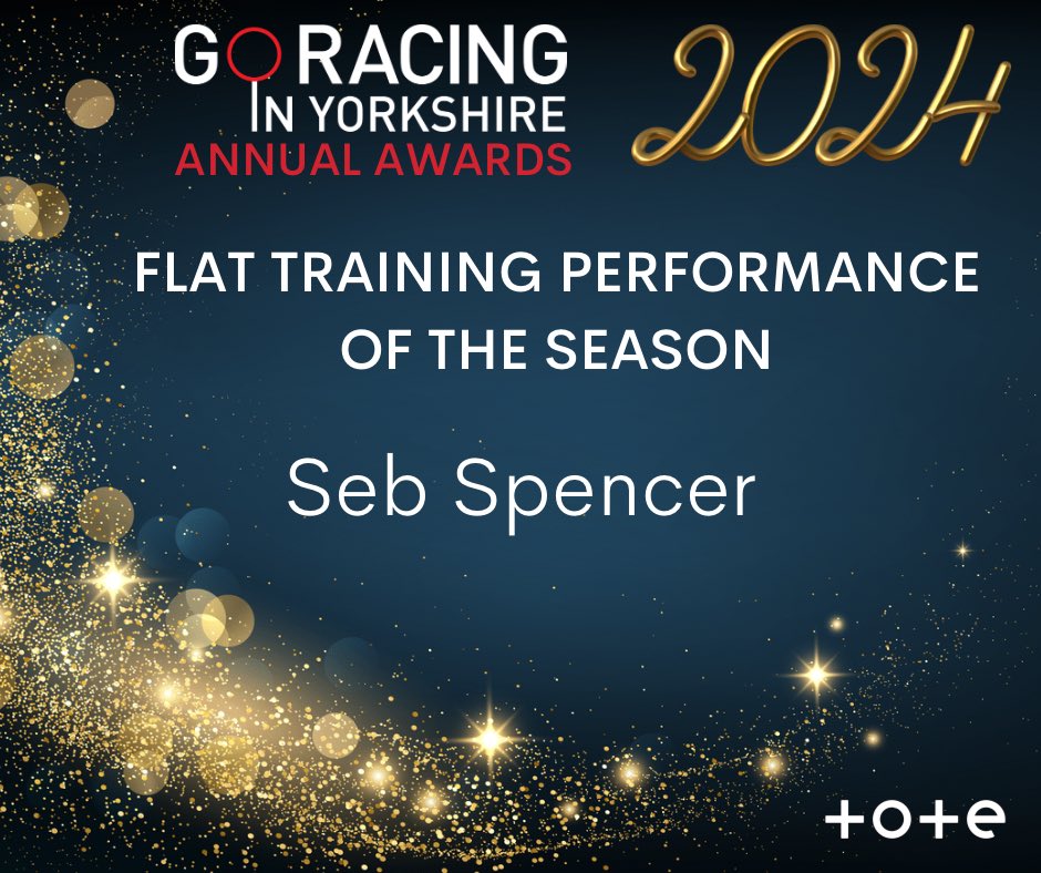 Training performance of the year goes to <a href="/sebspencer/">Seb Spencer</a> for his exploits at <a href="/CatterickRaces/">Catterick Racecourse</a> with Crocodile Power &amp; Desert Dream 🐊