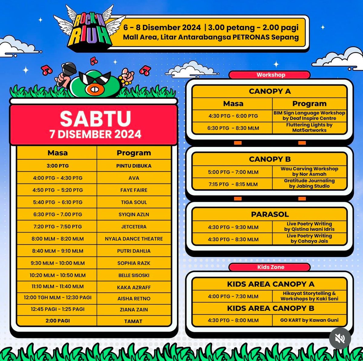 HEY JETSETTERS! 🫶

Miss watching us live? 🥁🎸🎹🎤

We’re playing at 720pm on Dec 7th, at Sepang International Circuit 🏎️

See ya’ll real soon ✈️✈️✈️