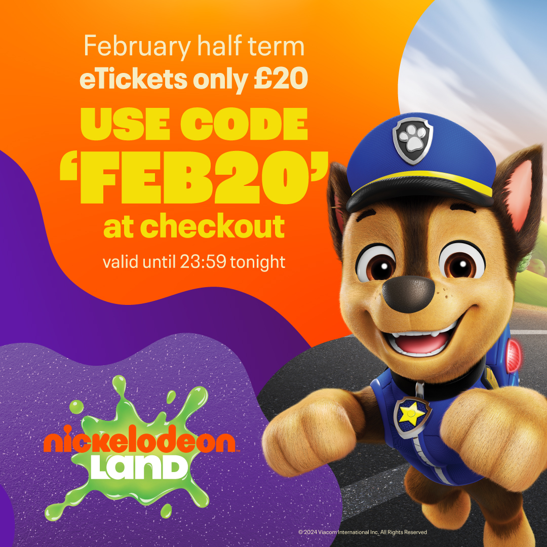Today's the last day to grab this great half term offer! 

Get your tickets before midnight tonight.