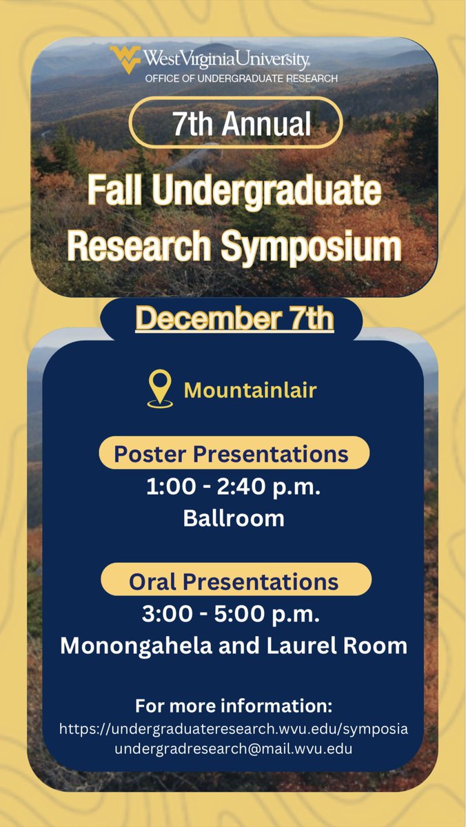 The 7th Fall Symposium is this Saturday at the Mountainlair! Don’t miss it!