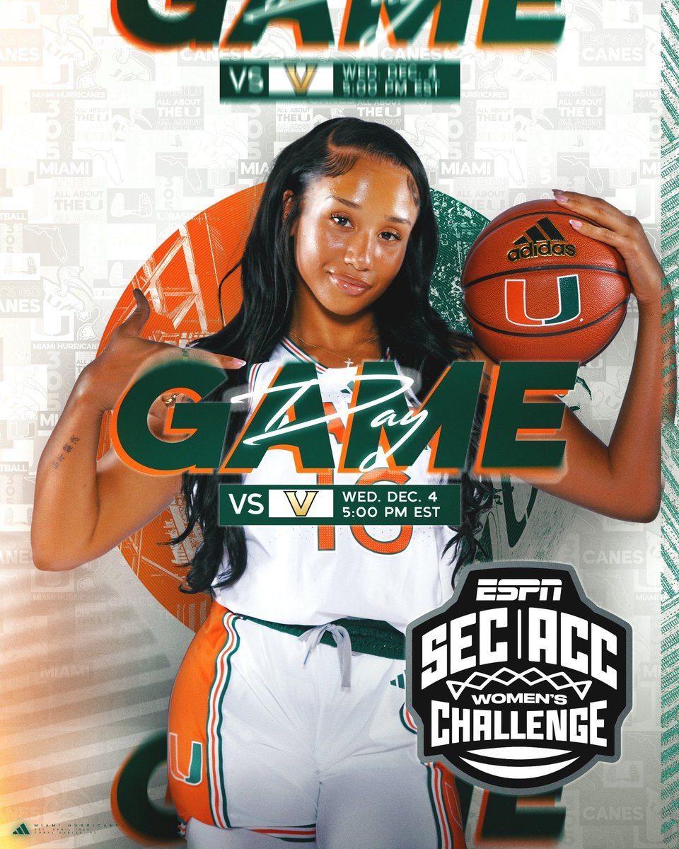 Up for the challenge 😤

🆚 Vanderbilt 
⌚️5 p.m.
📍Watsco Center
📺 ACCN
📻WVUM 90.5