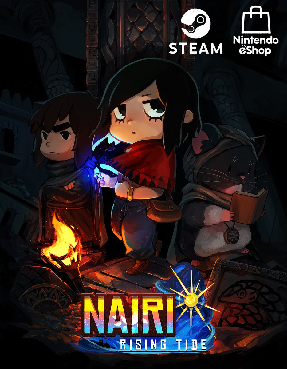 HomeBearStudio's tweet image. NAIRI: Rising Tide is out ✨NOW✨
Big thanks to all of our NAIRI fans!
NAIRIシリーズ第二章、NAIRI:ライジングタイドが好評発売中です!ぜひチェックしてみてくださいね~!
🍄Nintendo Switch🍄
bit.ly/4gfgOxu
⚙️Steam⚙️
bit.ly/3OCc5u7
#indiegame #NintendoSwitch