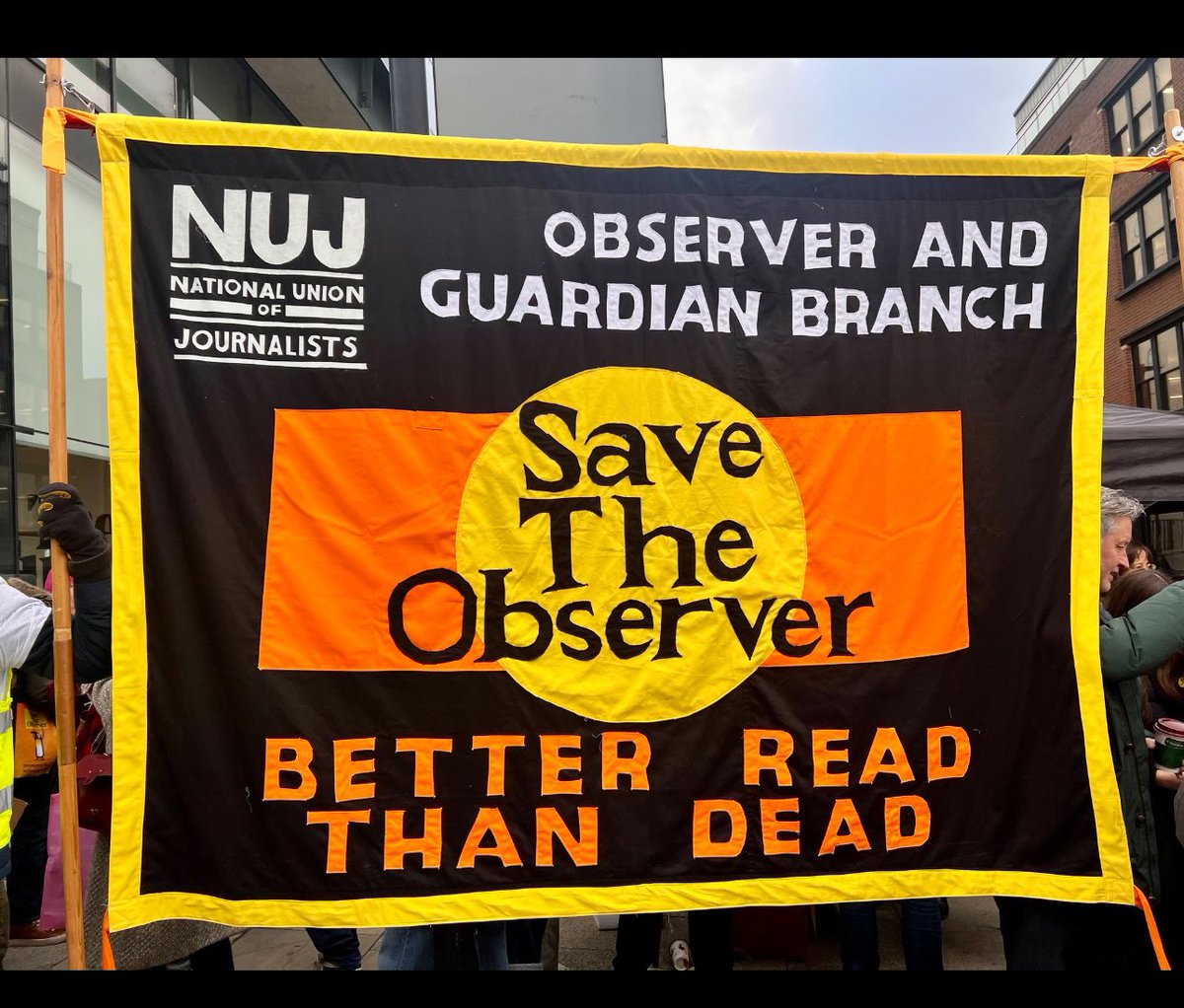 Brian Pelan (@brianpelan) on Twitter photo Better Read Than Dead - Support the journalists on strike at The Observer/Guardian. Oppose the Tortoise Media deal <a href="/gonuj93/">The Guardian and Observer NUJ</a> <a href="/NUJofficial/">NUJ</a> <a href="/NUJScotland/">NUJ Scotland</a> <a href="/NUJmags/">NUJ London Magazine 🗞️</a> <a href="/NUJ_LFB/">NUJ London Freelance 🗞️</a> <a href="/NUJBelfast/">NUJ Belfast & District Branch</a> <a href="/OxfordNUJ/">Oxford NUJ</a> <a href="/DublinNuj/">NUJDublinBroadcasting</a> <a href="/NUJ_EFB/">Edinburgh NUJ</a> <a href="/SteveBirdNUJ/">SteveBirdFoC</a> Better Read Than Dead - Support the journalists on strike at The Observer/Guardian. Oppose the Tortoise Media deal <a href="/gonuj93/">The Guardian and Observer NUJ</a> <a href="/NUJofficial/">NUJ</a> <a href="/NUJScotland/">NUJ Scotland</a> <a href="/NUJmags/">NUJ London Magazine 🗞️</a> <a href="/NUJ_LFB/">NUJ London Freelance 🗞️</a> <a href="/NUJBelfast/">NUJ Belfast & District Branch</a> <a href="/OxfordNUJ/">Oxford NUJ</a> <a href="/DublinNuj/">NUJDublinBroadcasting</a> <a href="/NUJ_EFB/">Edinburgh NUJ</a> <a href="/SteveBirdNUJ/">SteveBirdFoC</a>