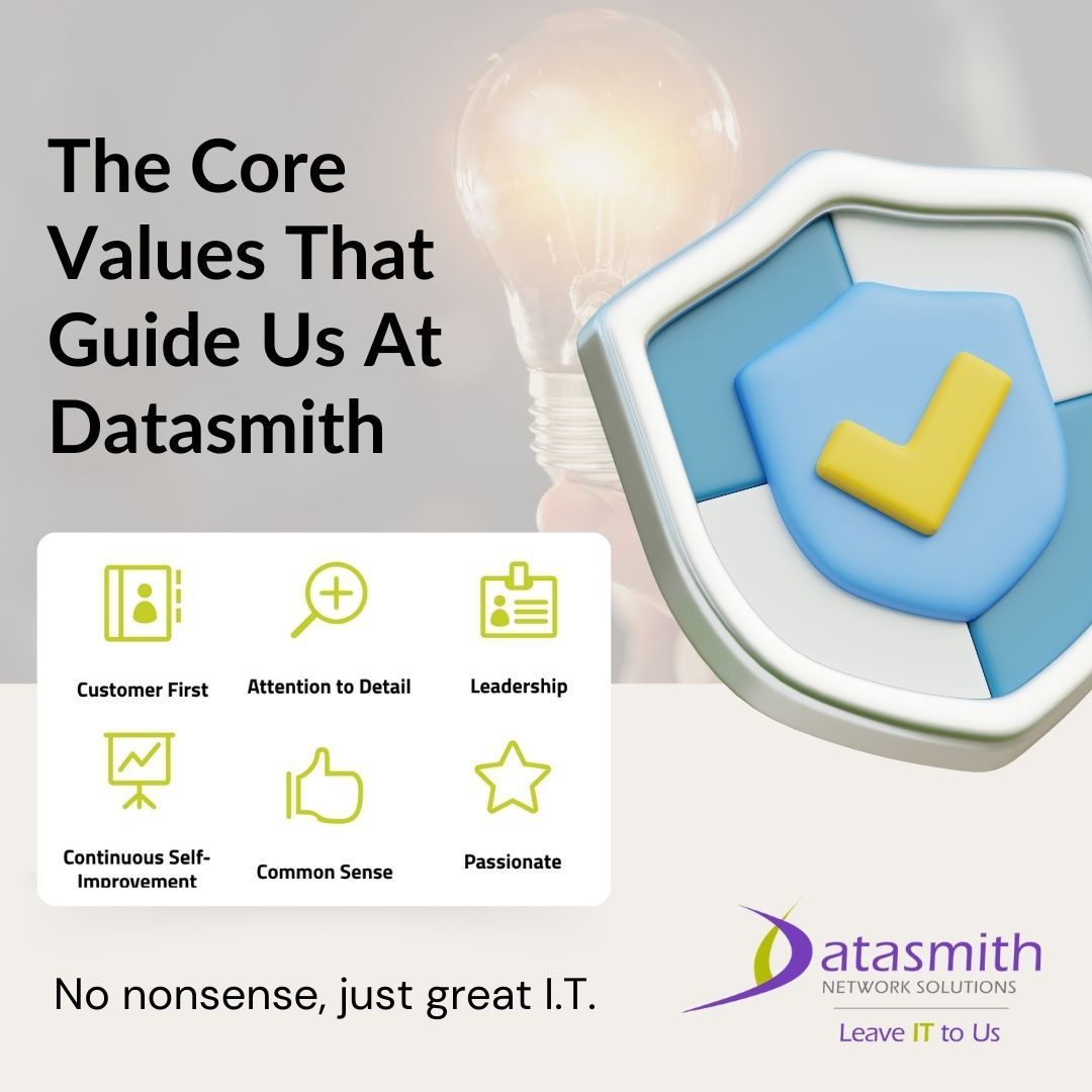 datasmithnet's tweet photo. One of the biggest differences you will see when you work with Datasmith, is a team that truly loves what we do. Here are the core values that guide us! Which one do you resonate with the most? #CoreValues #Teamwork https://t.co/Q3NBtVD760