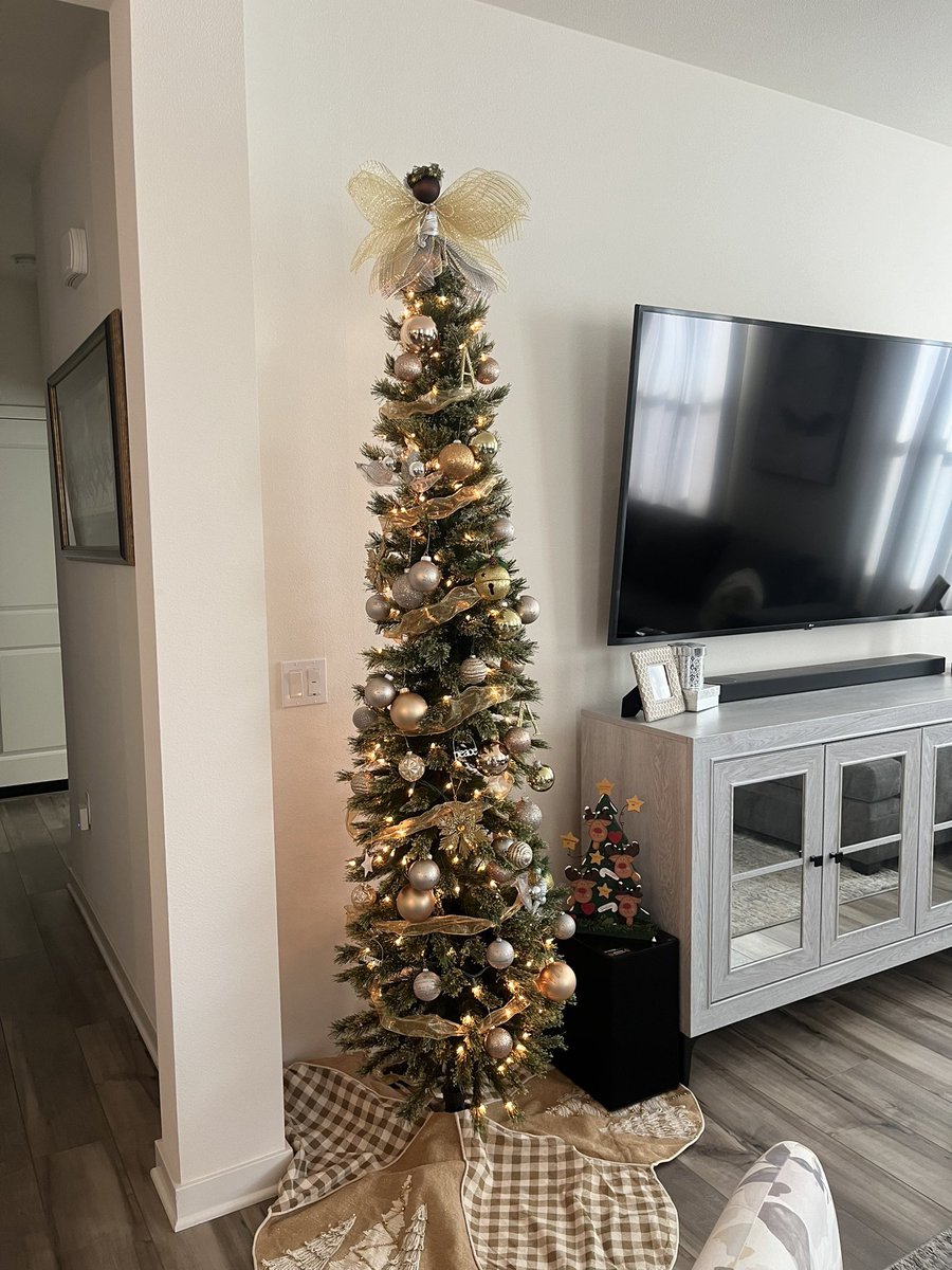 NazareAmarga's tweet photo. Deram ozempic pra árvore de Natal, tô berrando https://t.co/KAhbn98U7a