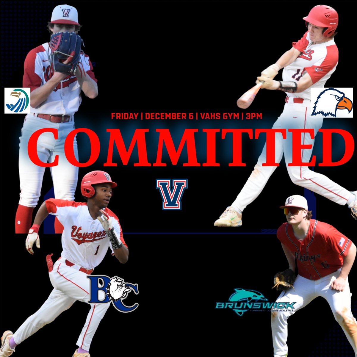Voyager Academy Athletics (@vahs_vikings) on Twitter photo This Friday afternoon we will be celebrating these four as we hold their signing/commitment day! Congratulations to <a href="/CarrickRyan20/">Carrick Ryan</a> <a href="/5hmity/">Bryce Smith</a> <a href="/Iam_Jacobi/">Jacobi Purvis</a> <a href="/AdamFreiburger6/">Adam Freiburger</a> <a href="/VoyagerBASE/">Voyager Academy Baseball</a> This Friday afternoon we will be celebrating these four as we hold their signing/commitment day! Congratulations to <a href="/CarrickRyan20/">Carrick Ryan</a> <a href="/5hmity/">Bryce Smith</a> <a href="/Iam_Jacobi/">Jacobi Purvis</a> <a href="/AdamFreiburger6/">Adam Freiburger</a> <a href="/VoyagerBASE/">Voyager Academy Baseball</a>
