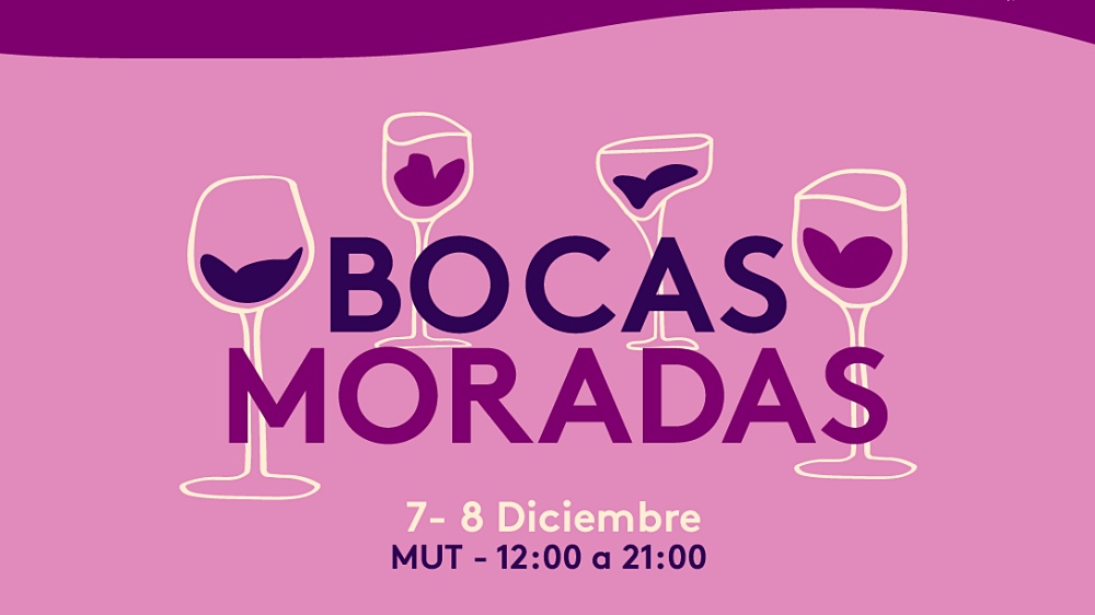 Este 7 y 8 de #diciembre se realizará una nueva #edición de la feria de vinos <a href="/bocasmoradas/">BocasMoradas</a> en el Mercado Urbano Tobalaba #MUT. Allí podrás #degustar los mejores vinos de #autor del mercado y aprovechar las #ofertas exclusivas. ¡No te lo pierdas! mostosydestilados.cl/?p=27205