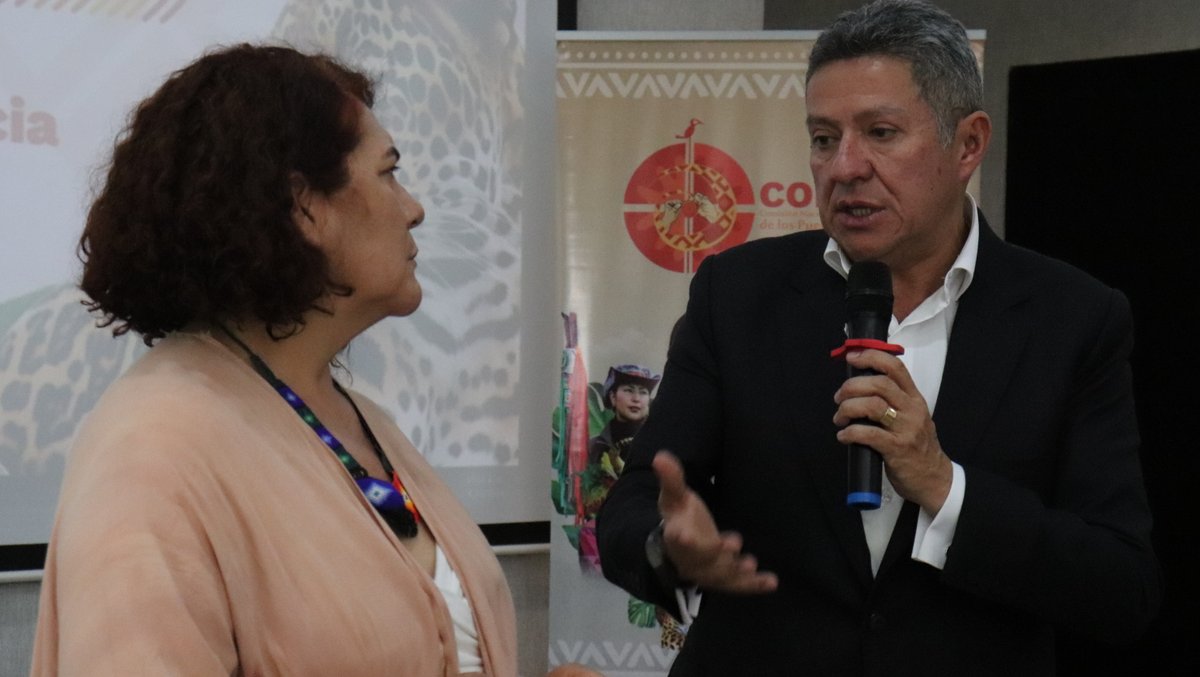 En la Tercera Sesión de la CONCIP, hoy contamos con la presencia del Viceministro de Conectividad del <a href="/Ministerio_TIC/">Ministerio TIC</a>, Gabriel Jurado y la ANE. En un importante avance, se comprometió con los Pueblos Indígenas a impulsar la resolución que creará la categoría de Radio Indígena.