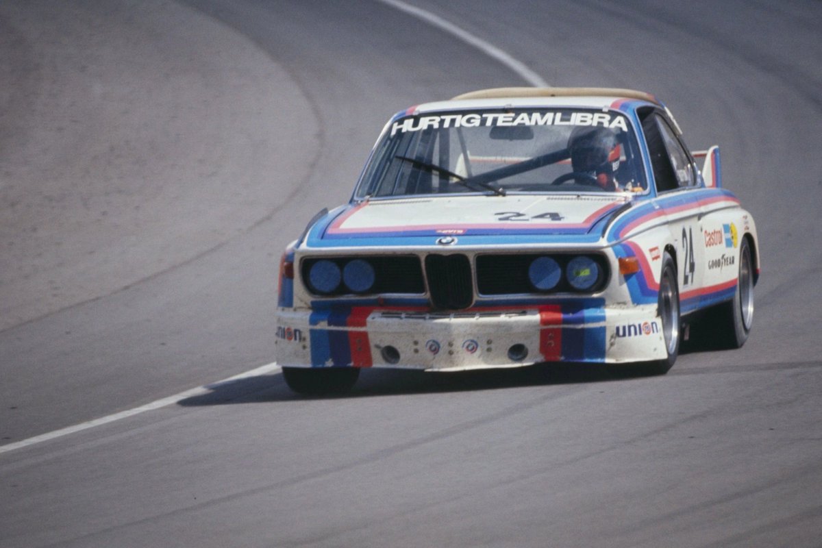 RSF_Motorsport's tweet photo. Stephen Behr (crewed with John Buffum), BMW 3.0 CSL. 
4 Hours Ontario, 1974. 
 
#IMSA #Ontario #Behr #Buffum #BMW https://t.co/xYqIyl7GsZ