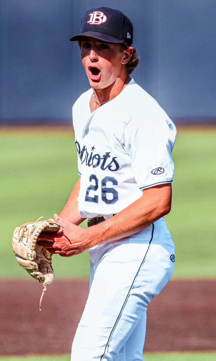 D1Baseball (@d1baseball) on Twitter photo A talented southpaw from Temple College, <a href="/masonpeters0/">Mason Peters</a> will sit 93-95 and touch 97 mph with his fastball.
The 6-foot, 175-pounder also spins a nasty breaking ball for a two-plus pitch arsenal that should serve him well in his likely role as <a href="/DBU_Baseball/">DBU Baseball</a>'s closer. A talented southpaw from Temple College, <a href="/masonpeters0/">Mason Peters</a> will sit 93-95 and touch 97 mph with his fastball.
The 6-foot, 175-pounder also spins a nasty breaking ball for a two-plus pitch arsenal that should serve him well in his likely role as <a href="/DBU_Baseball/">DBU Baseball</a>'s closer.